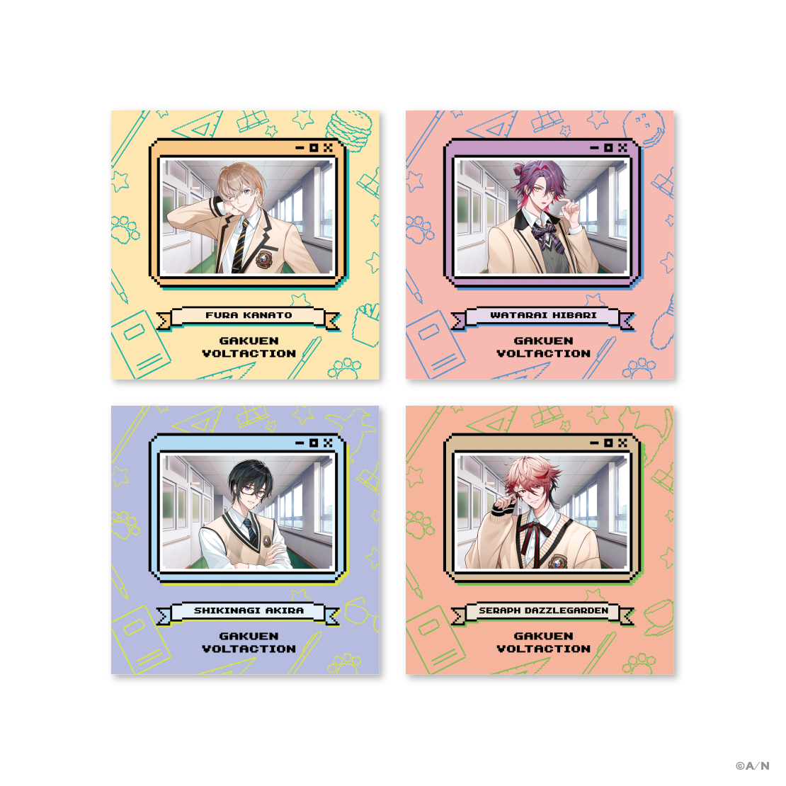 【学園ゔぉるたくしょん】ハンサム付箋ブック