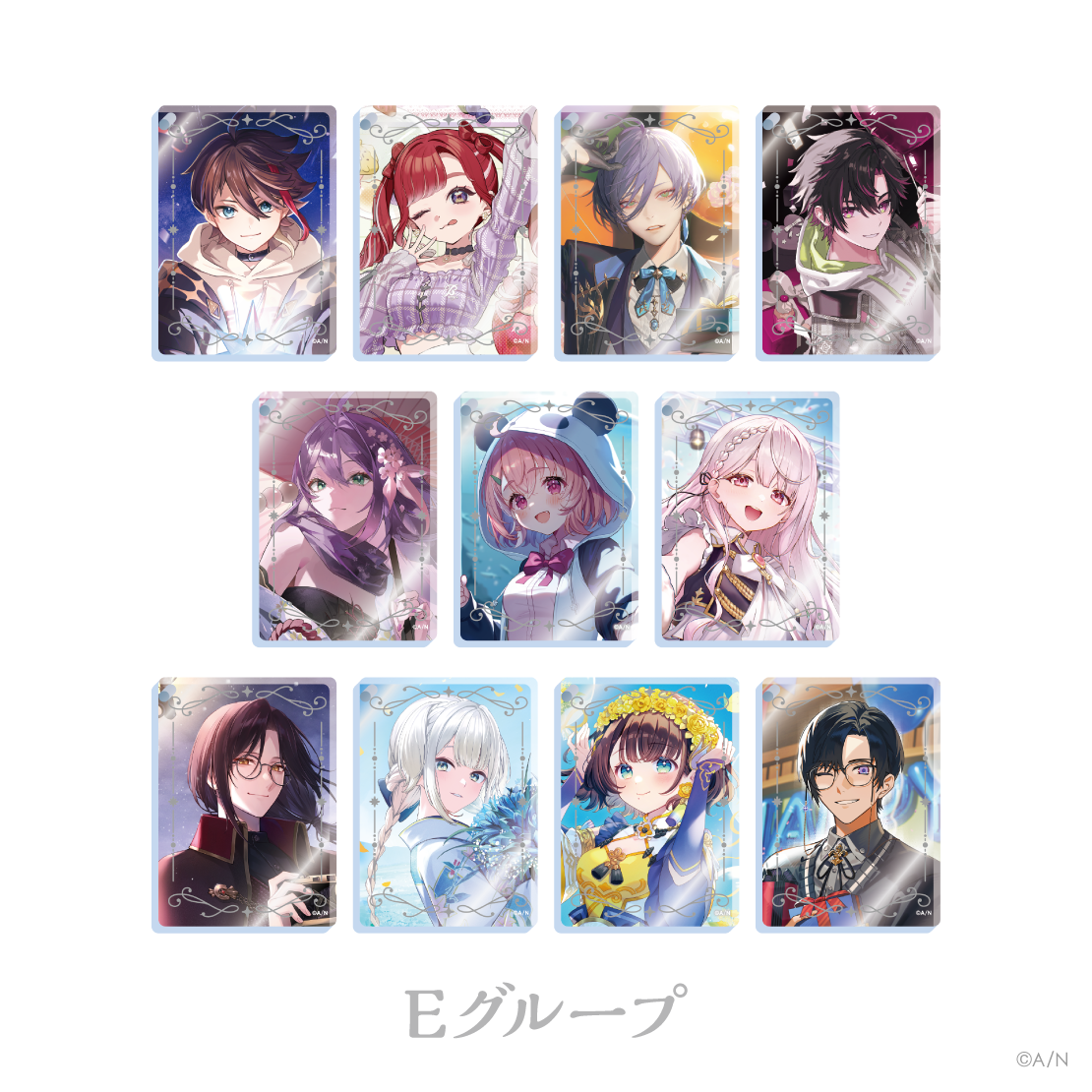 【にじさんじ ノスタルジアコレクション2026】アクリルブロックキーホルダー Eグループ