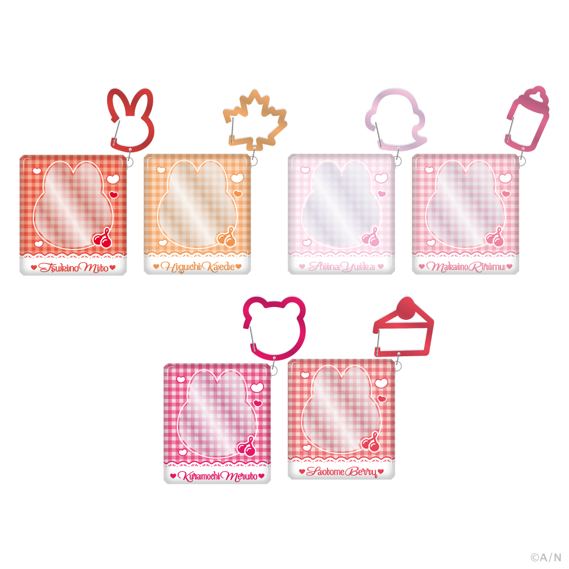 【Cherry Cherish】カラビナ付きミニポーチ