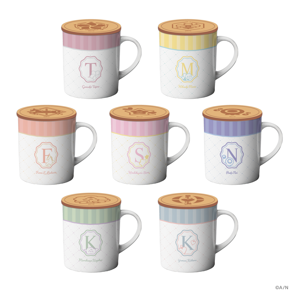 【Sweet Floaties】蓋付きマグカップ