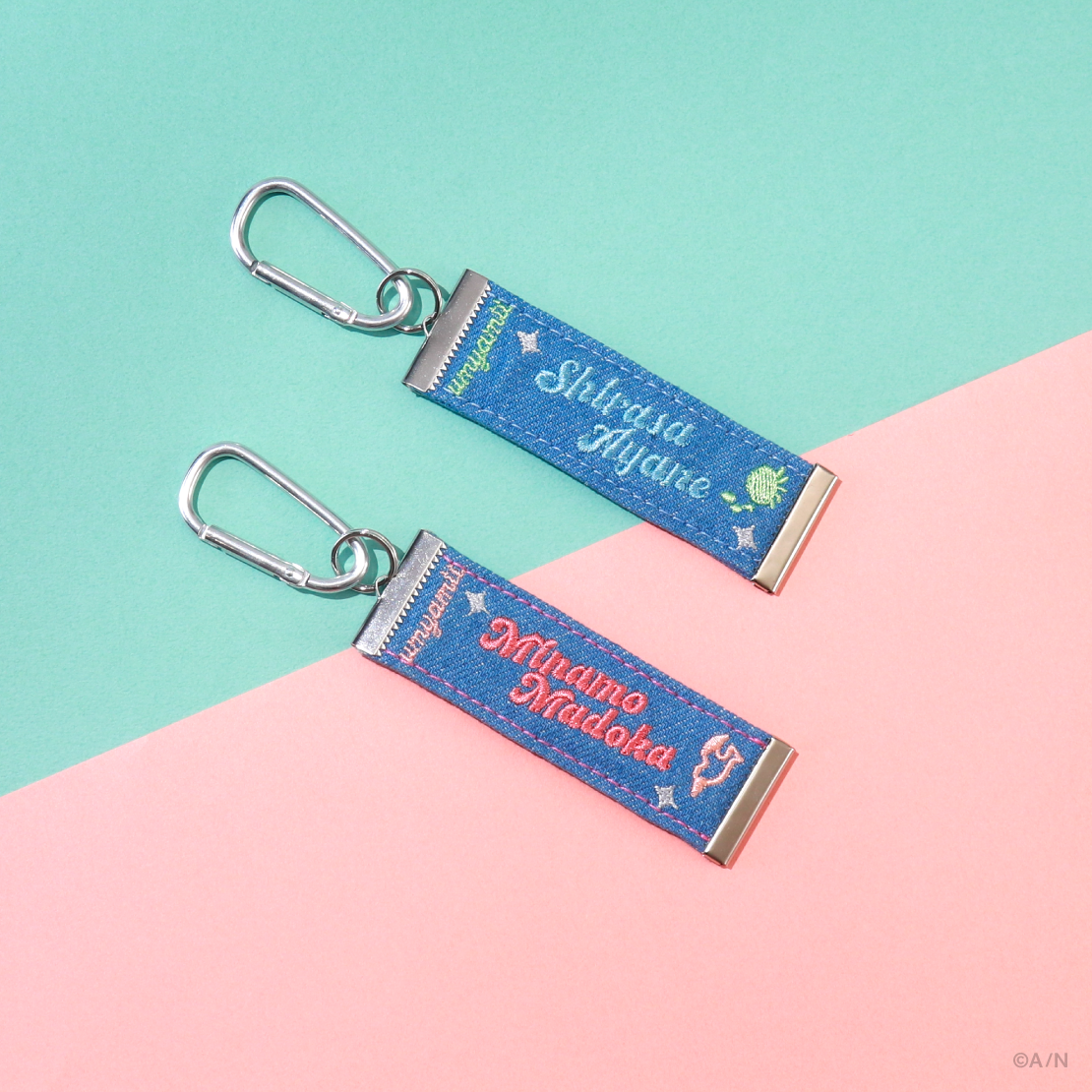【うみゃみー Half】デニム刺繍おなまえチャーム