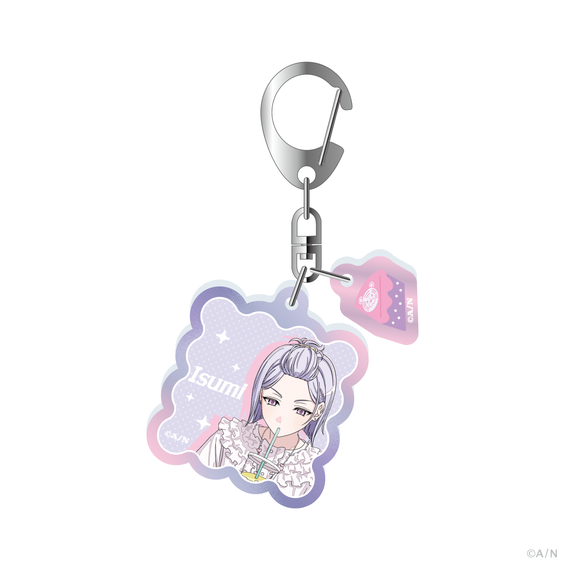 【ぽっぴん！すぷれあ】2連アクリルキーホルダー