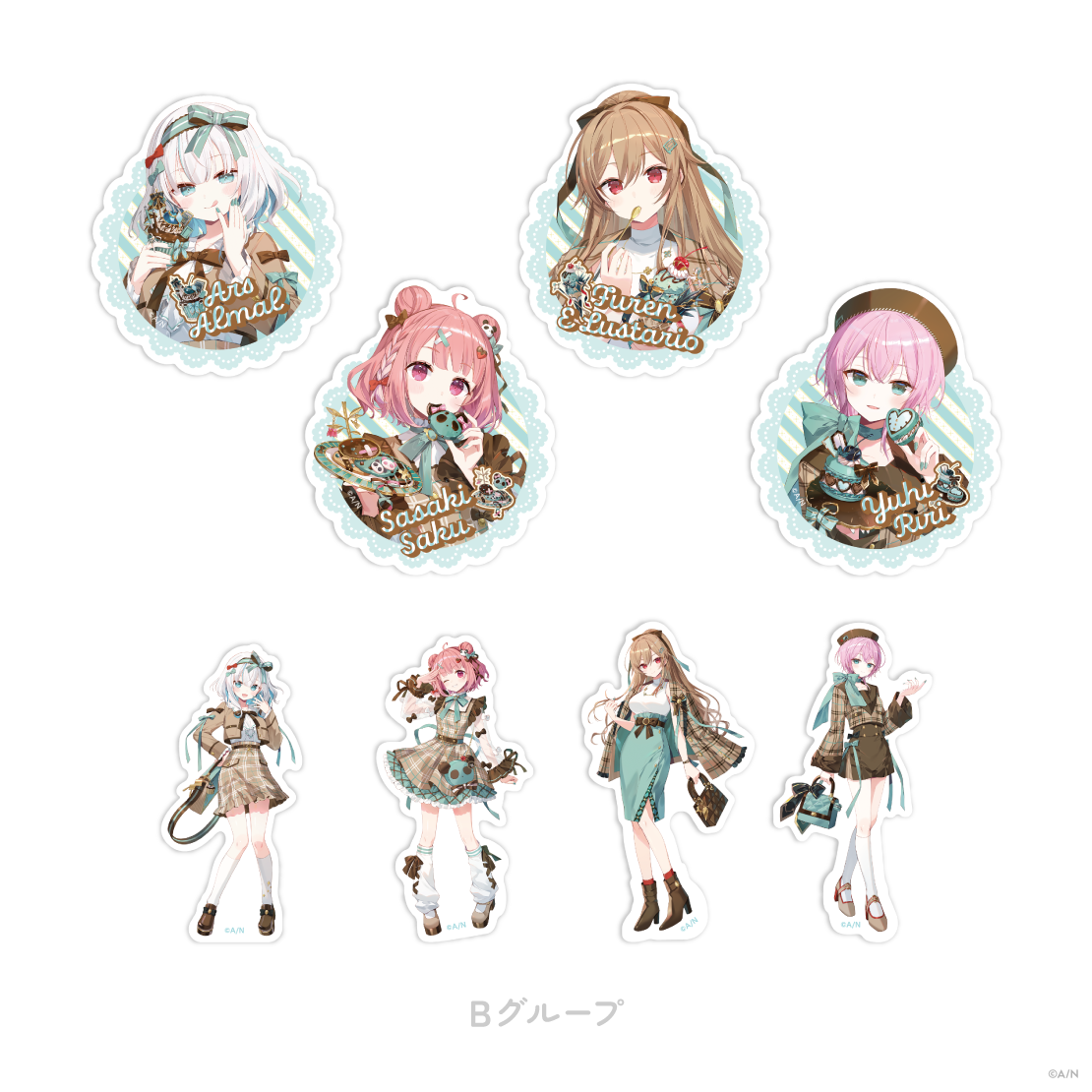 【Minty Mate】ランダムステッカー Bグループ