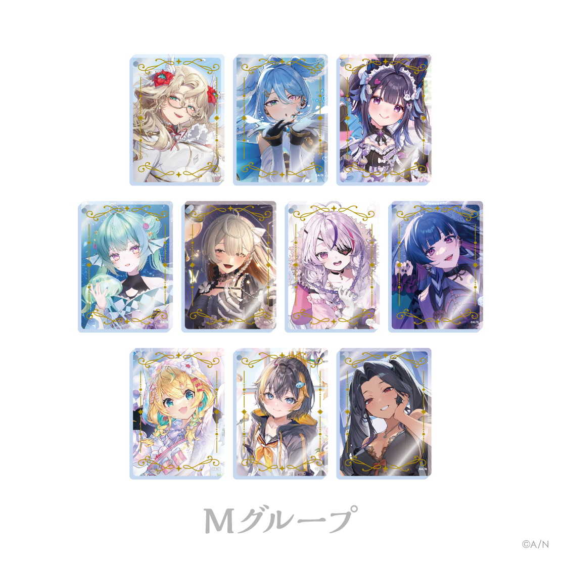 【にじさんじ ノスタルジアコレクション2026】アクリルブロックキーホルダー Mグループ
