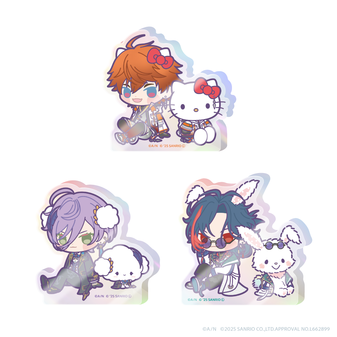 【3SKM×サンリオキャラクターズ】ミニアクリルブロック