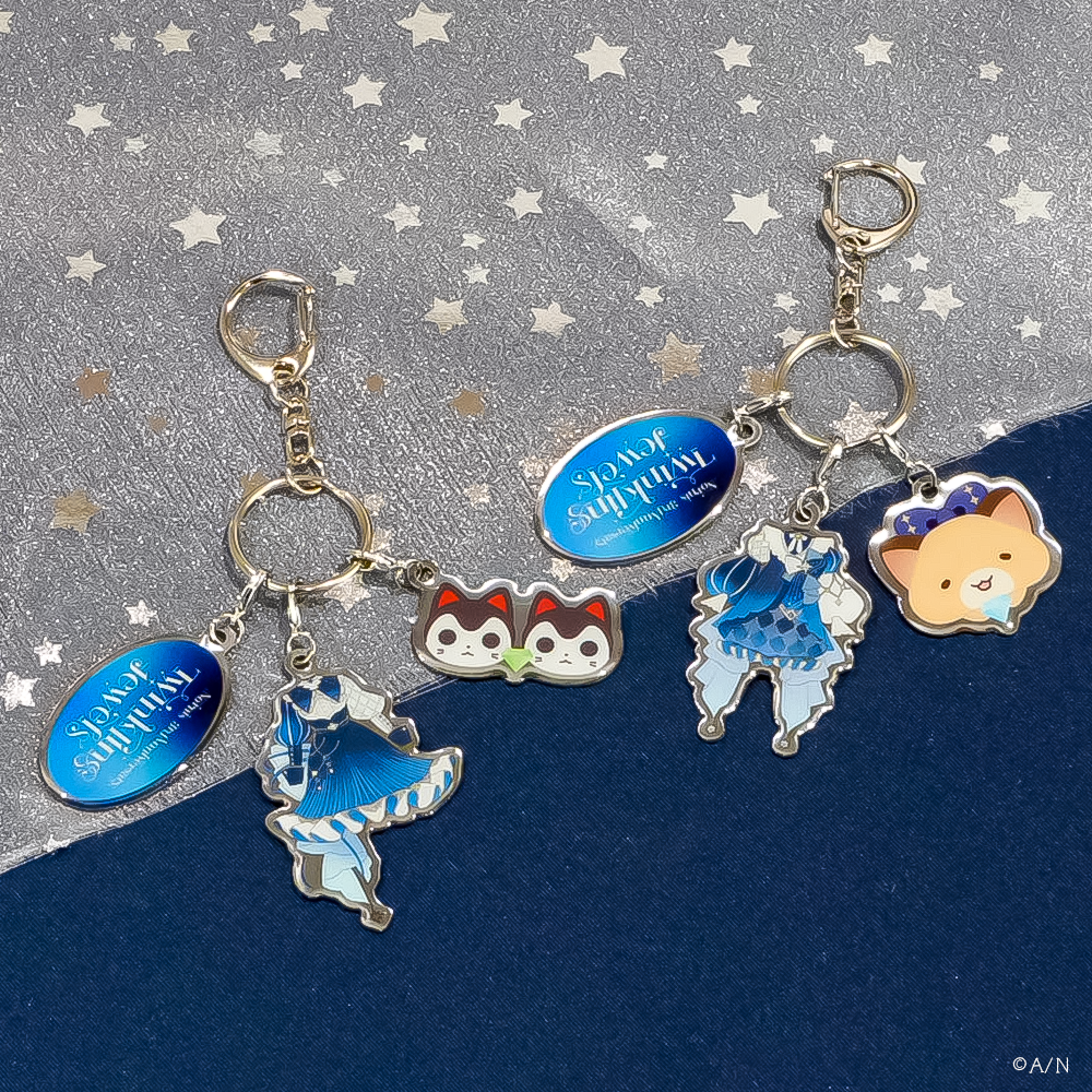 【Nornis 3rd Anniversary「Twinkling jewels」】3連メタルチャーム