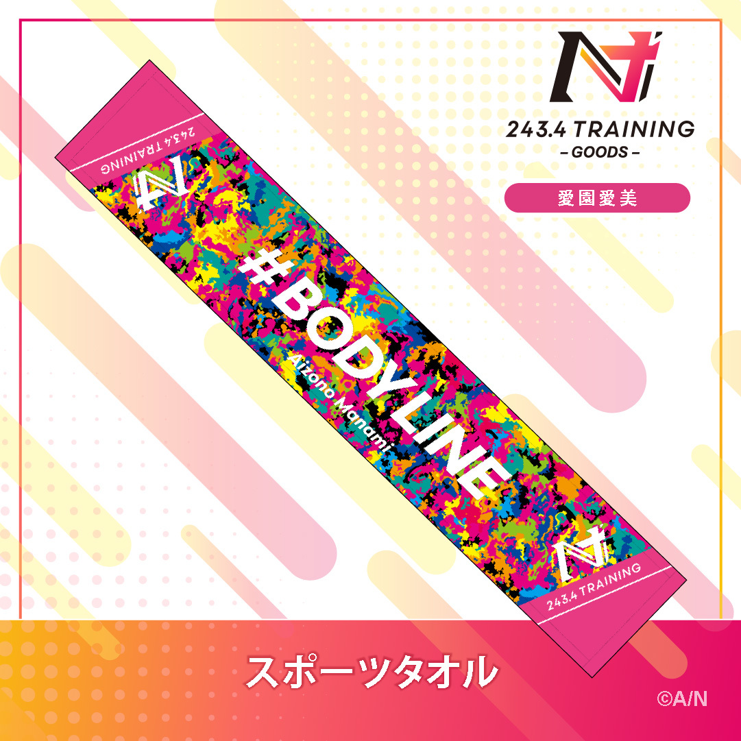 【NIJISANJI TRAINING GOODS】スポーツタオル