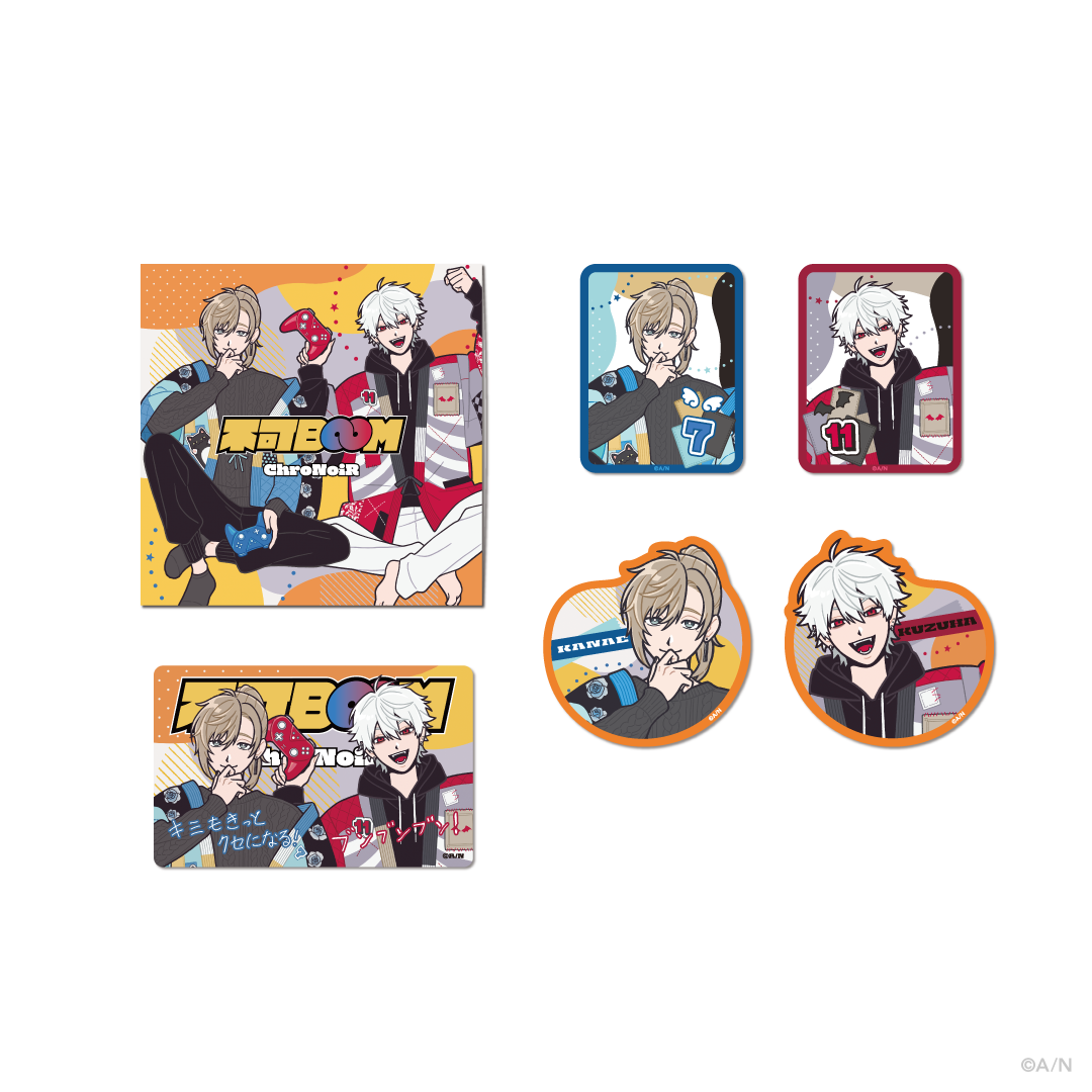 【リナリア＆不可Boom】エムカード＆ステッカーセット