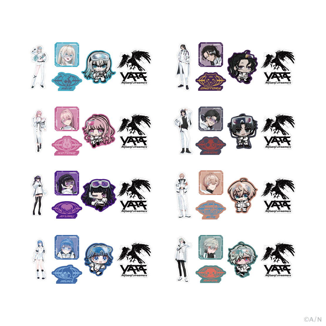 【Y4T4 Half Anniversary】ステッカーセット