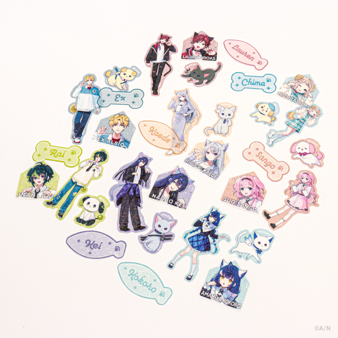 【わんにゃんdays vol.2】クリアステッカーセット