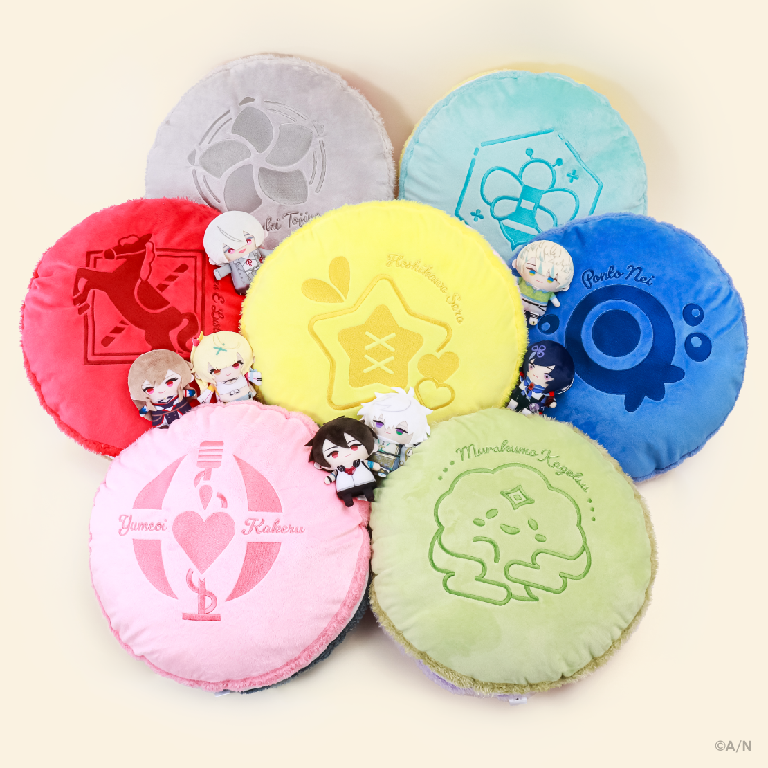 【Sweet Floaties】マカロンクッション