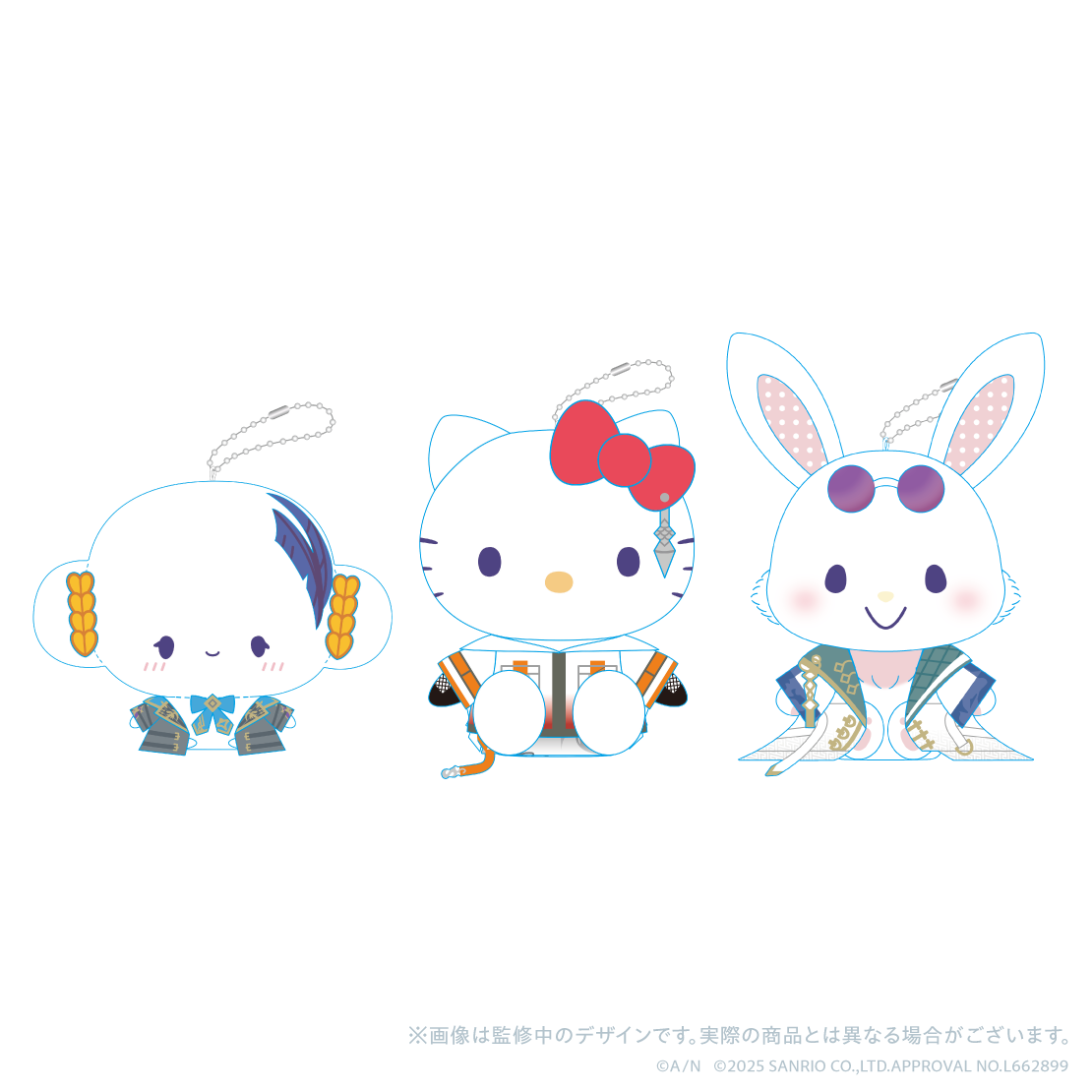 【3SKM×サンリオキャラクターズ】ぬいぐるみマスコット
