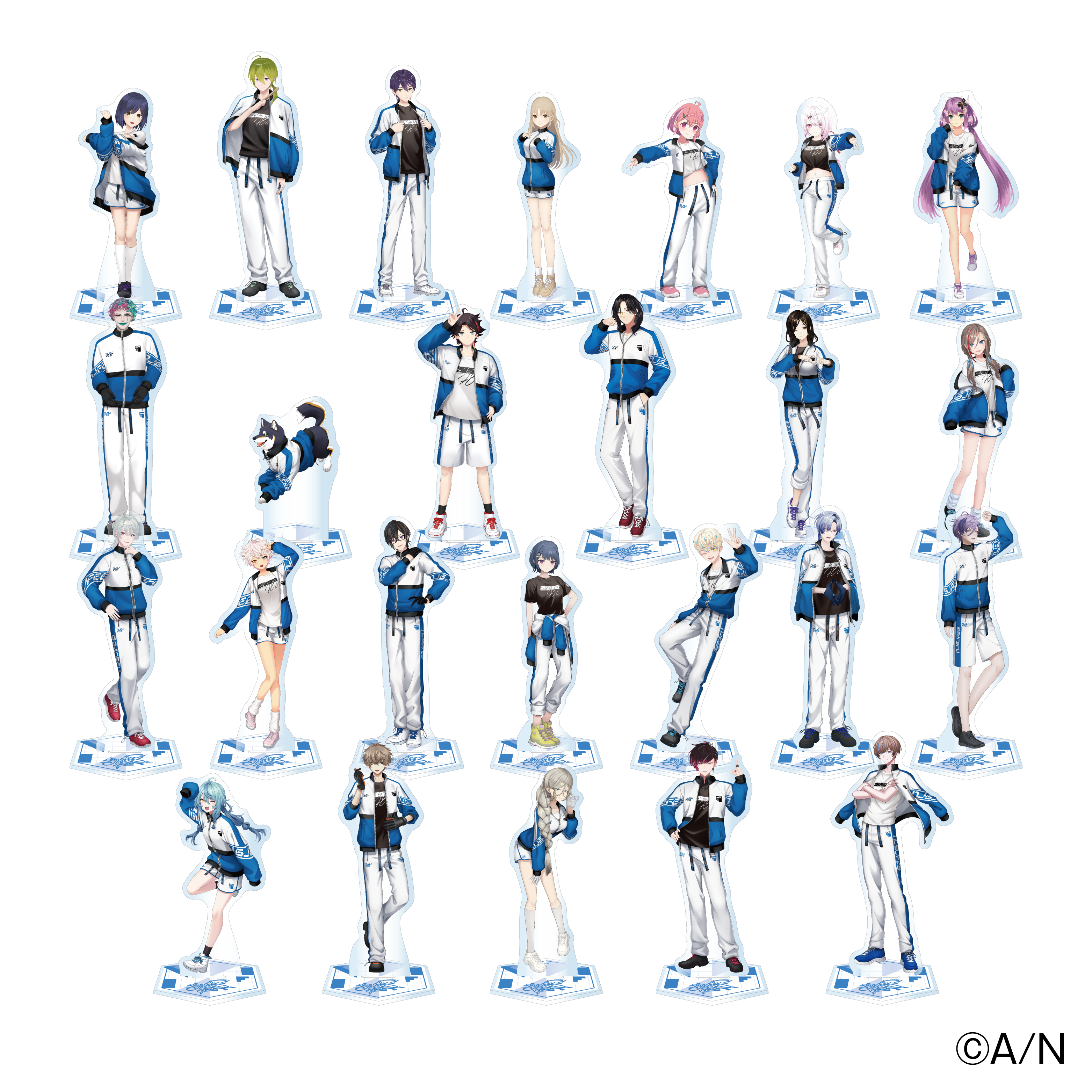 【にじフェス2026】クラスジャージアクリルスタンド ブルー