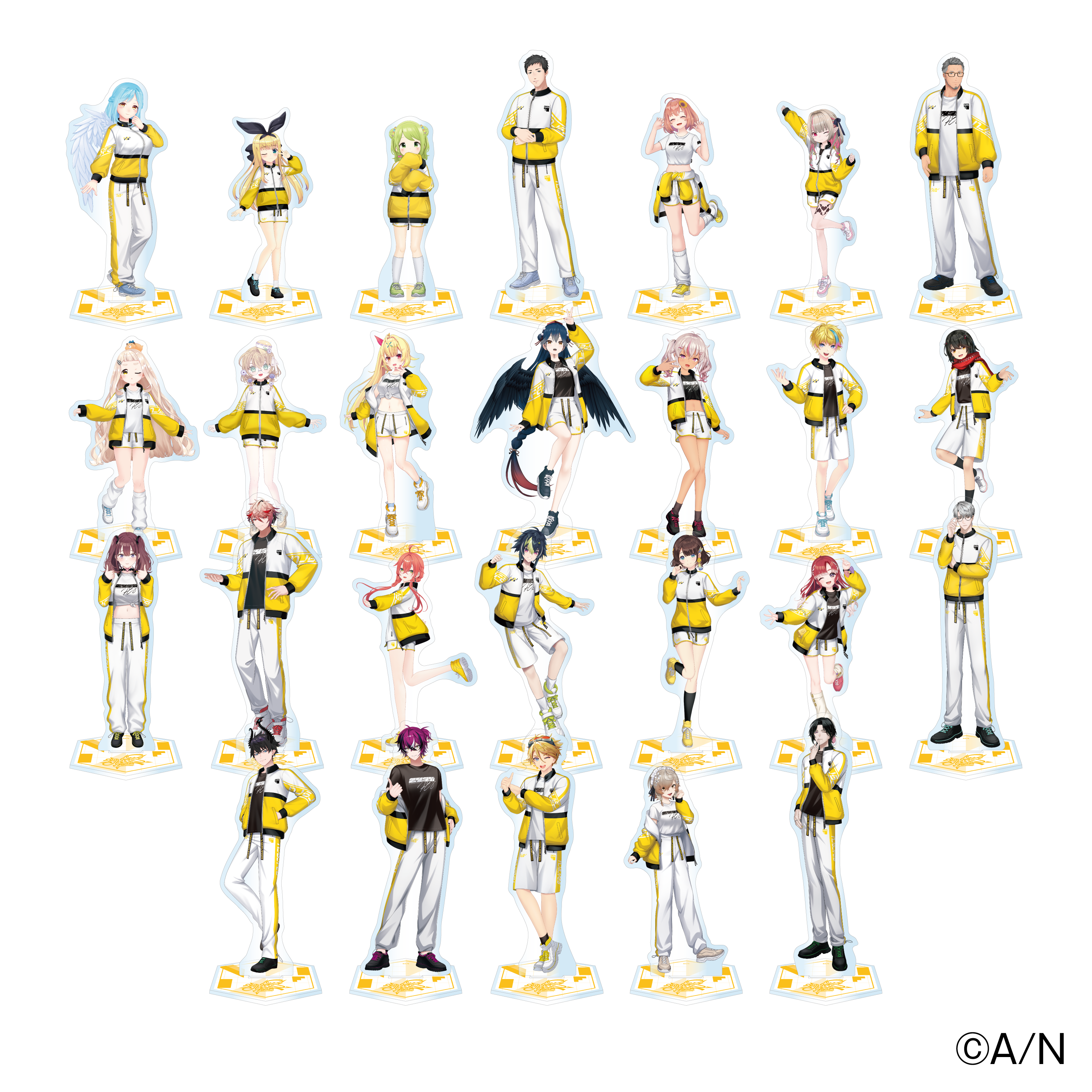 【にじフェス2026】クラスジャージアクリルスタンド イエロー