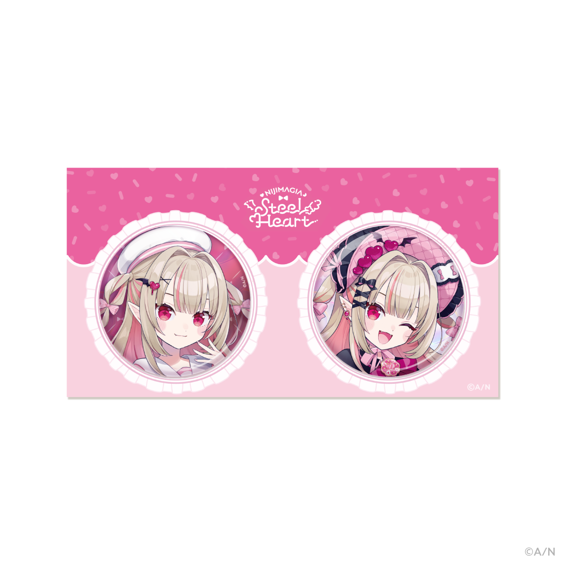 【NIJIMAGIA~Steel Heart~】缶バッジセット