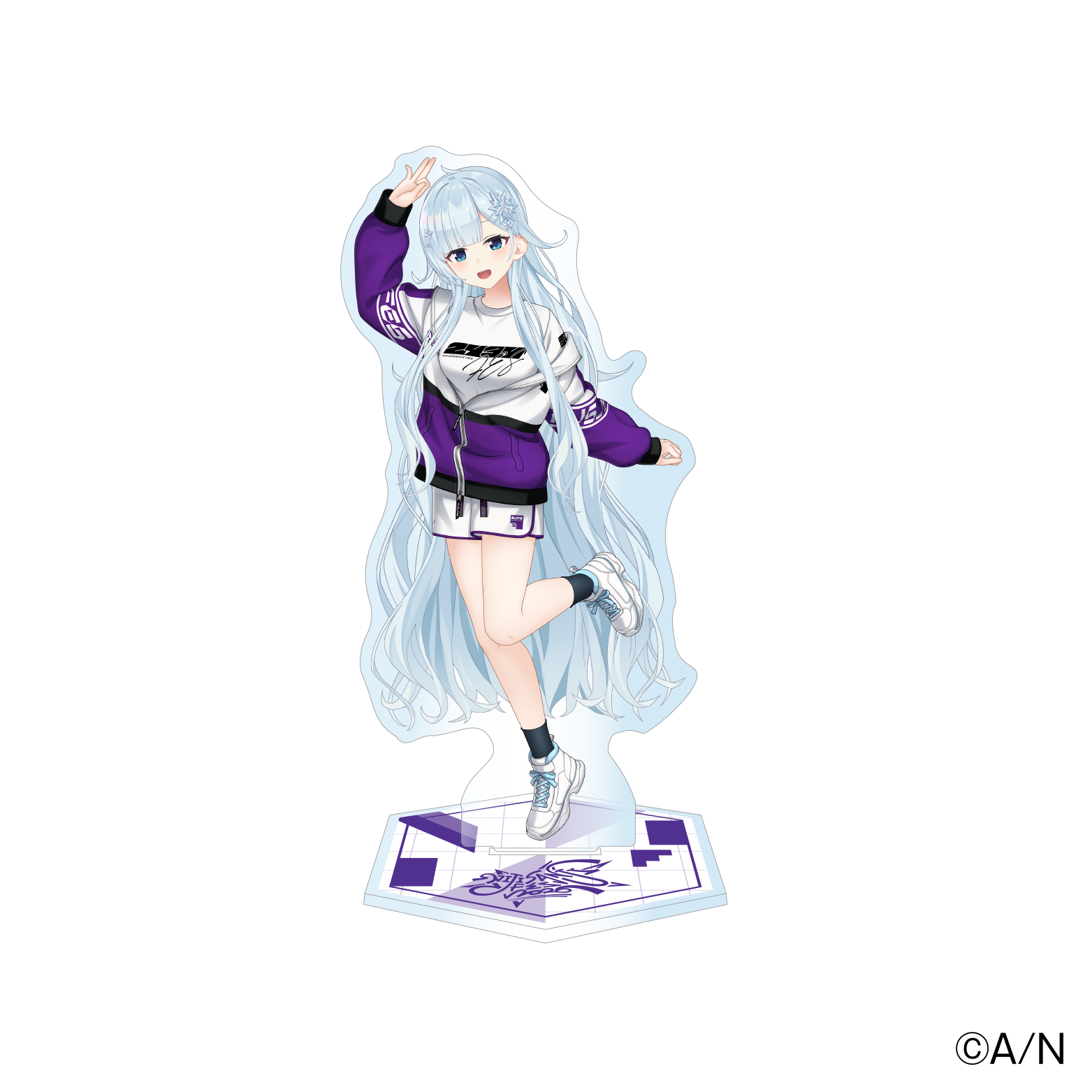 【にじフェス2026】クラスジャージアクリルスタンド バイオレット