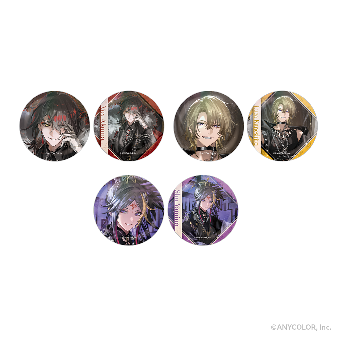 【Luxiem 4th Anniversary】ホログラム缶バッジ