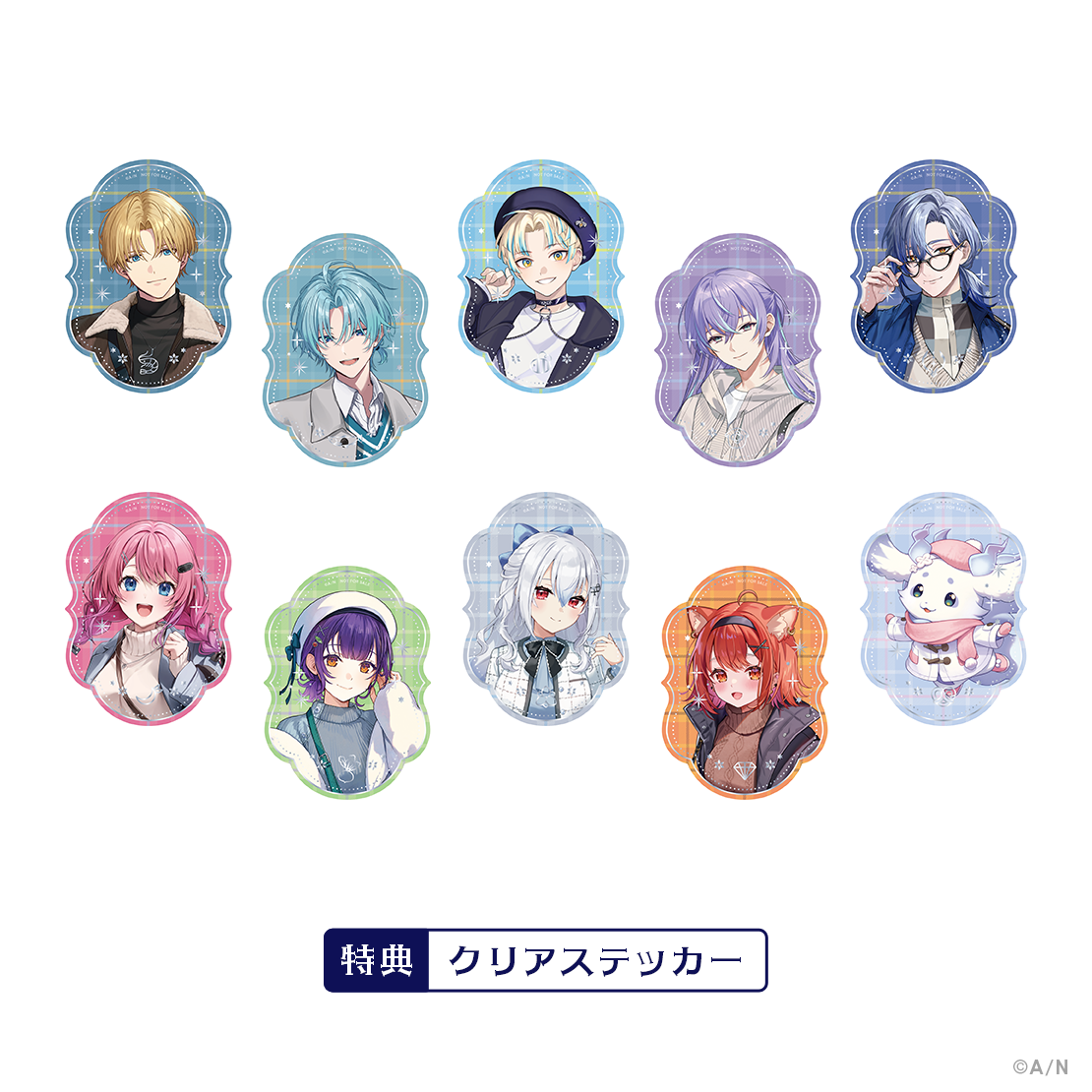 【Twinkle Gifts】ランダム箔押し缶バッジ Bグループ