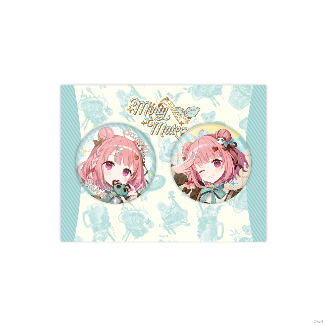 【Minty Mate】缶バッジセット