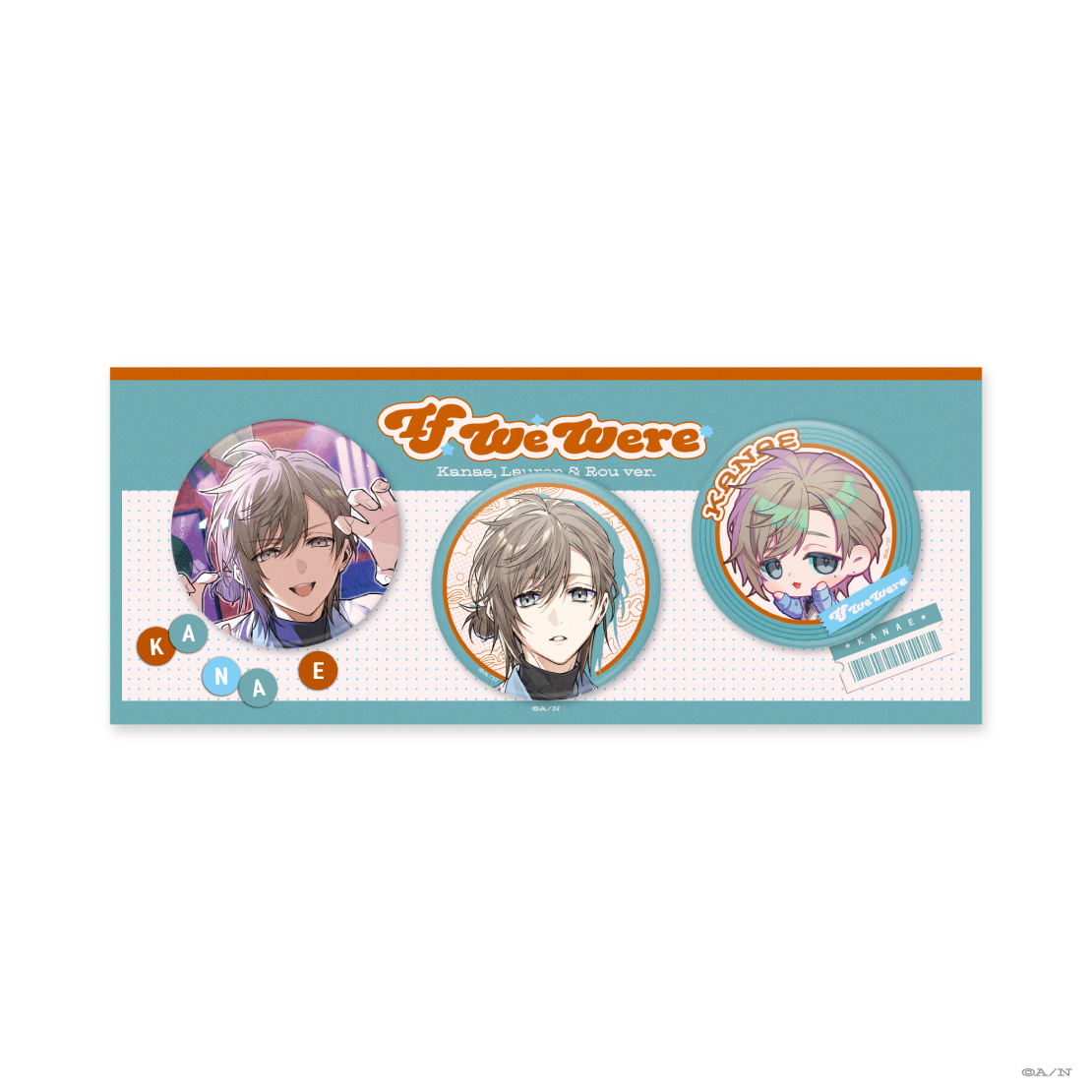 【If We Were ~Kanae, Lauren & Rou ver.~】缶バッジセット