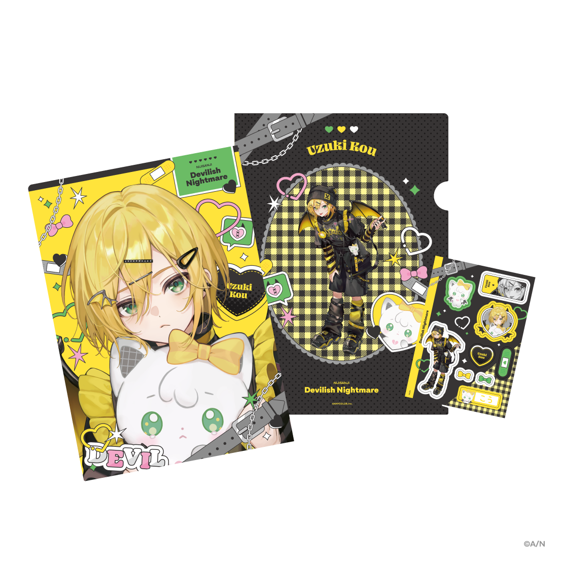 【Devilish Nightmare】クリアファイル＆ステッカーシート