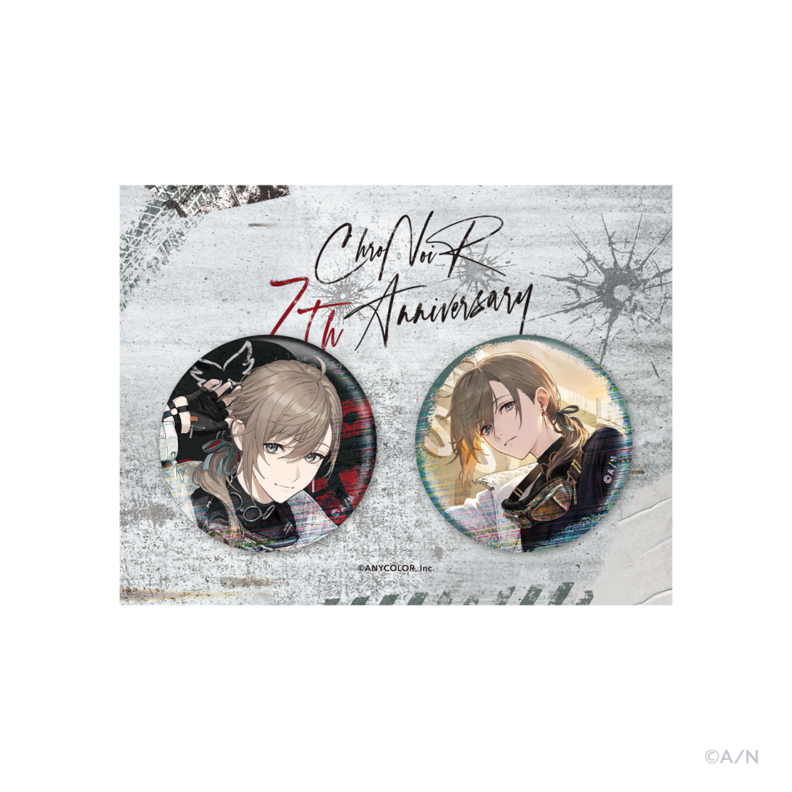 【ChroNoiR 7th ANNIVERSARY】缶バッジセット
