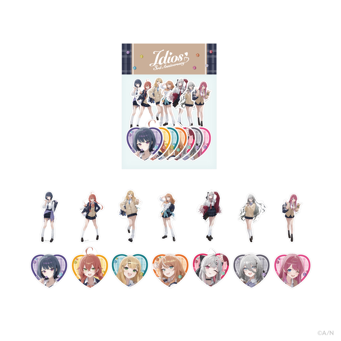 【Idios 3rd Anniversary】ステッカーセット