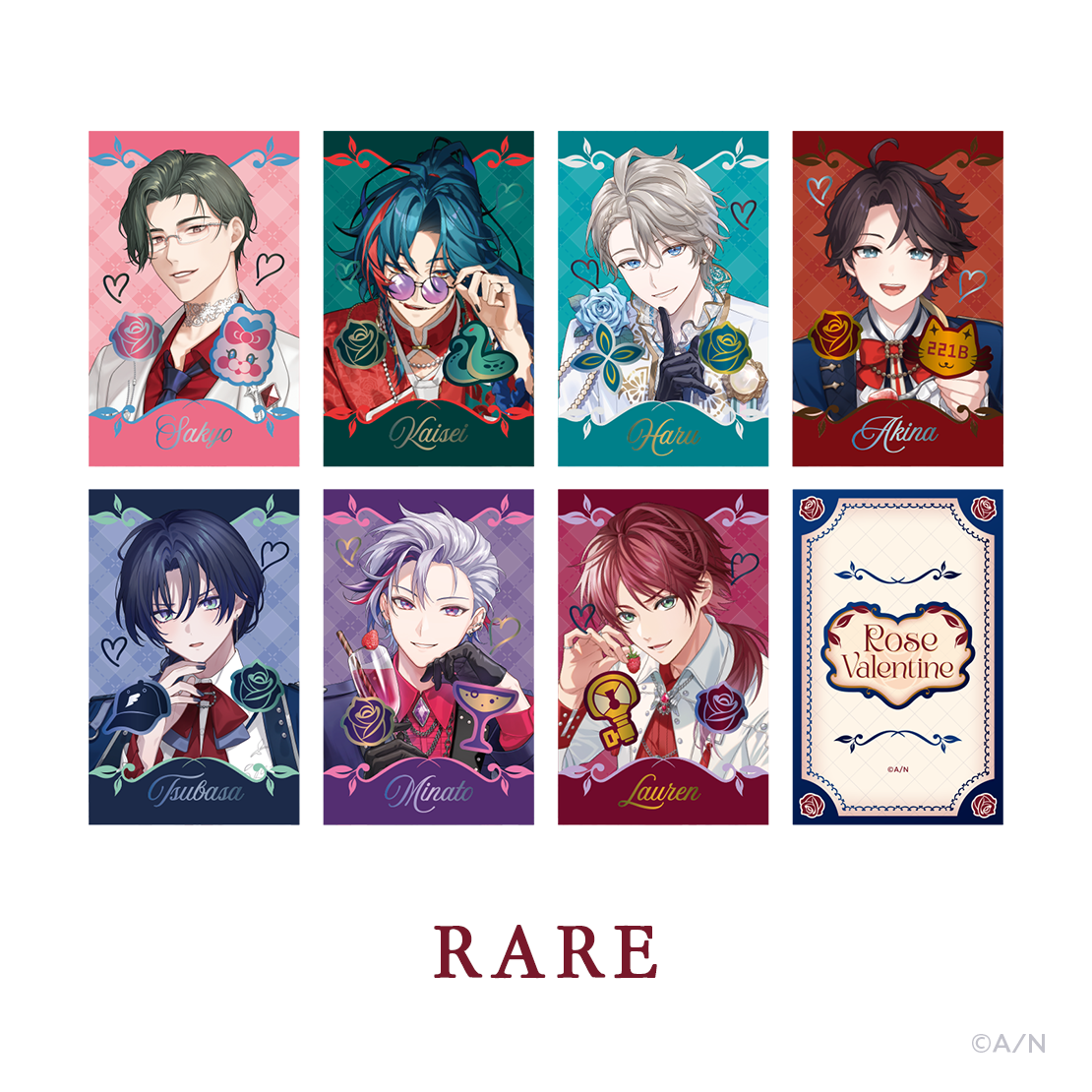 【Rose Valentine】ランダムチェキ風カード