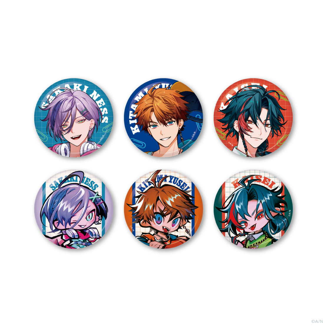 【3SKM College】ランダム缶バッジ