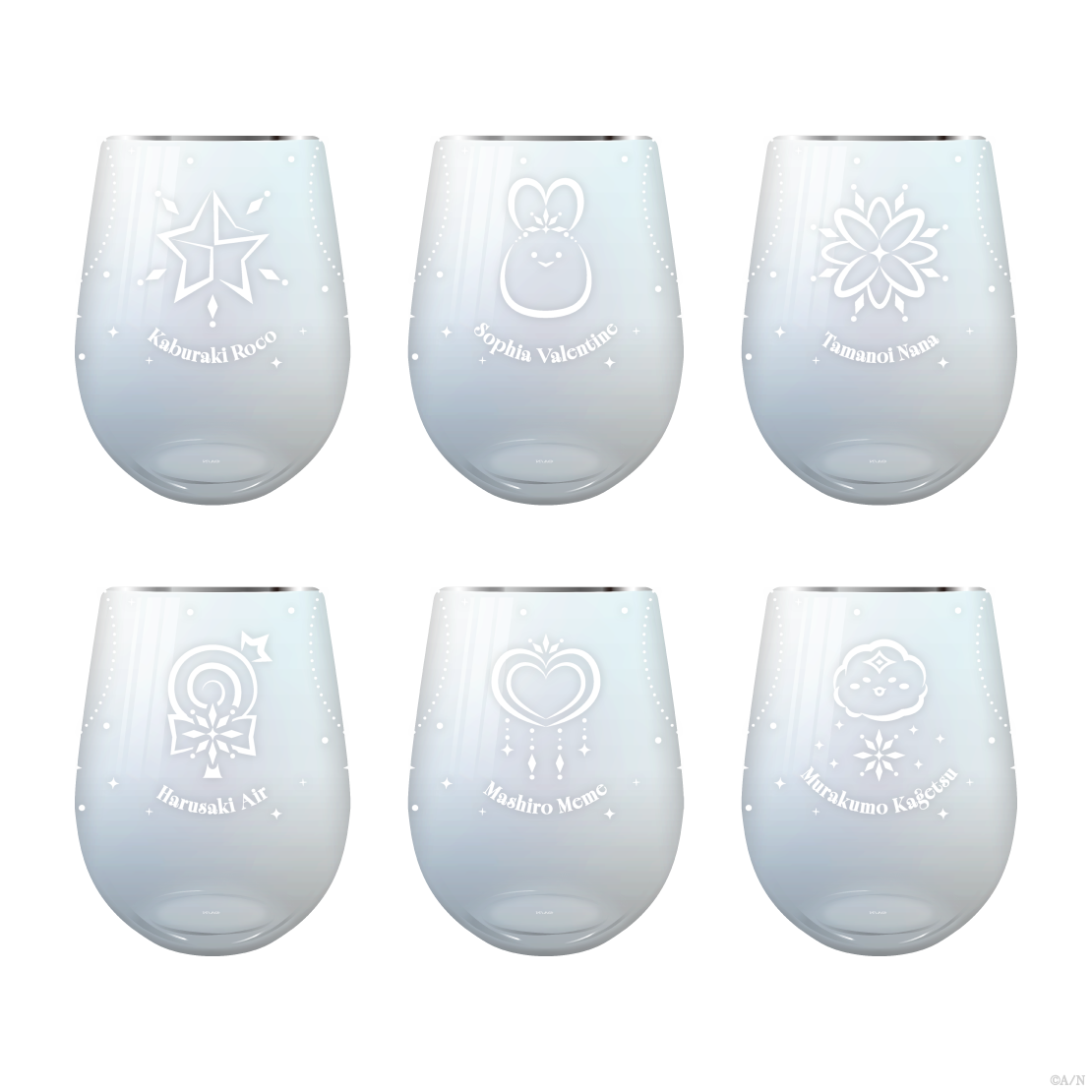 【White Snow Christmas】ラウンドグラス