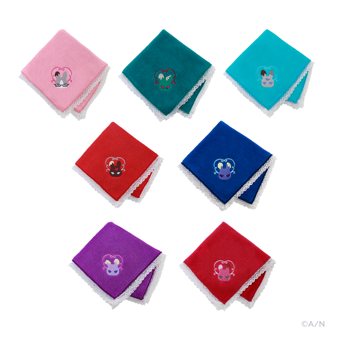 【Rose Valentine】ブーケ風ハンカチ