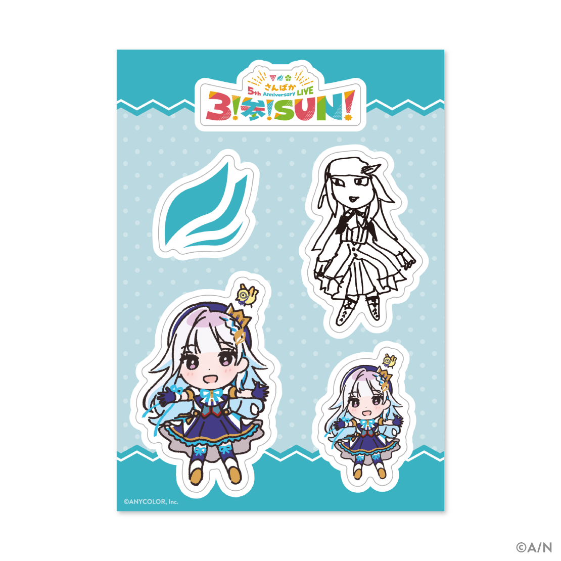 【さんばか 5th Anniversary Live ～3！参！SUN！～】ステッカー