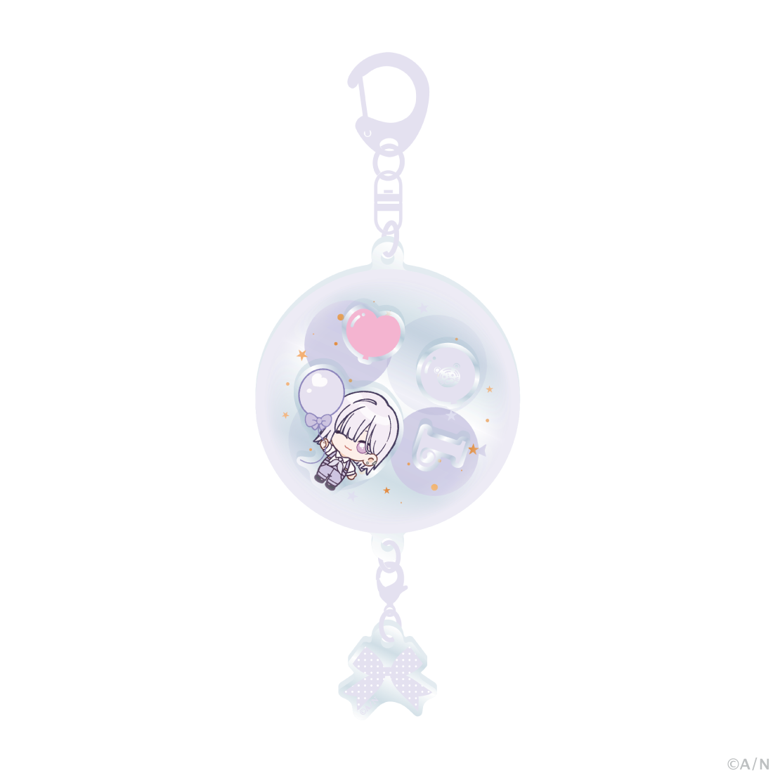 【ふわふわバルーン】シャカシャカアクリルキーホルダー