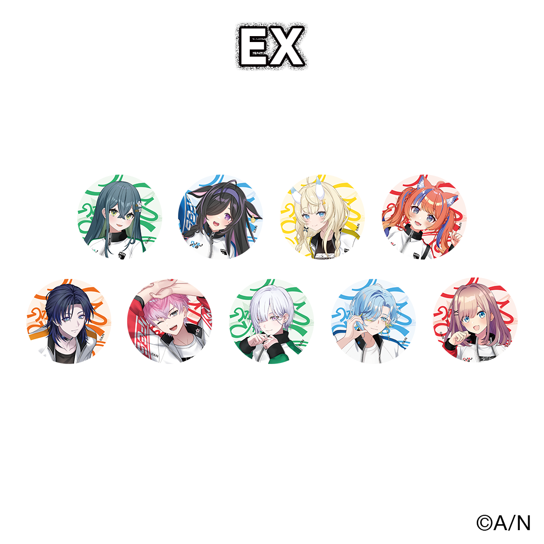 【にじフェス2026】クラスジャージ缶バッジ EX