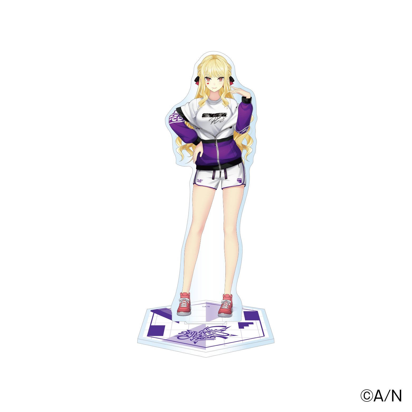 【にじフェス2026】クラスジャージアクリルスタンド バイオレット