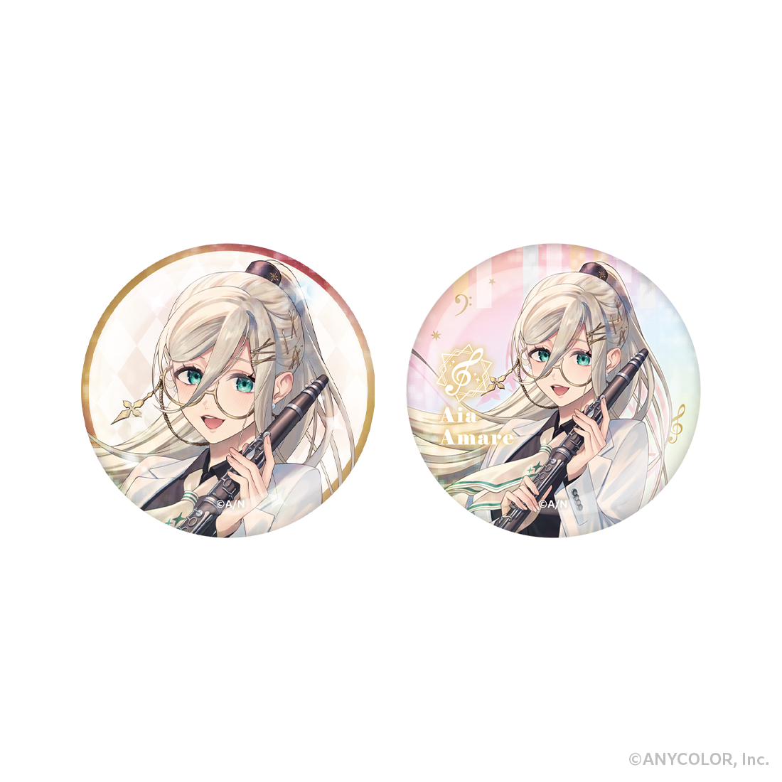 【ILUNA 3rd Anniversary】ホログラム缶バッジ