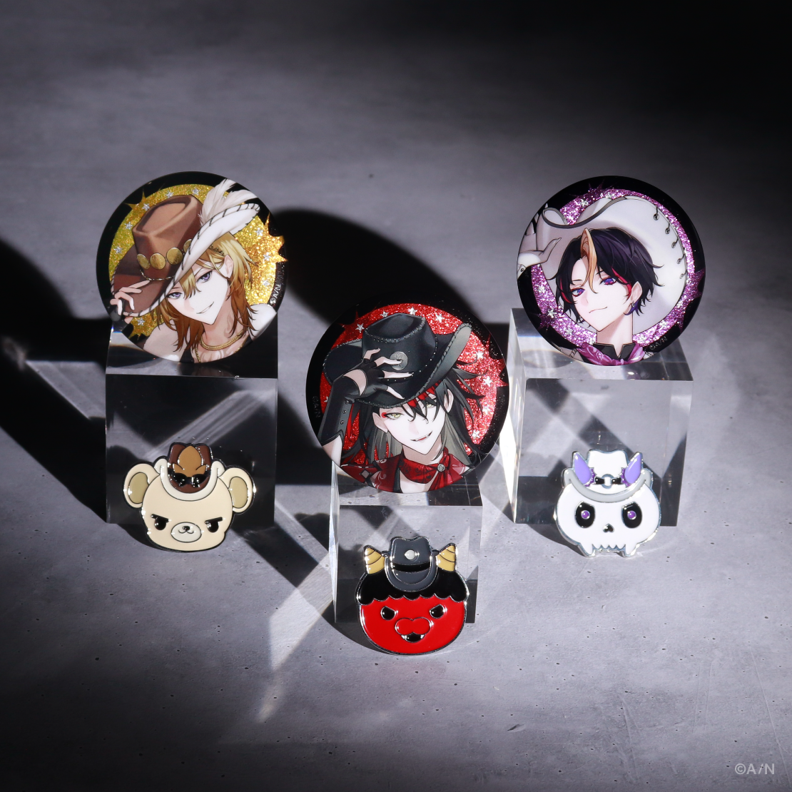 【Luxiem WILDWEST】缶バッジ＆ピンバッジセット