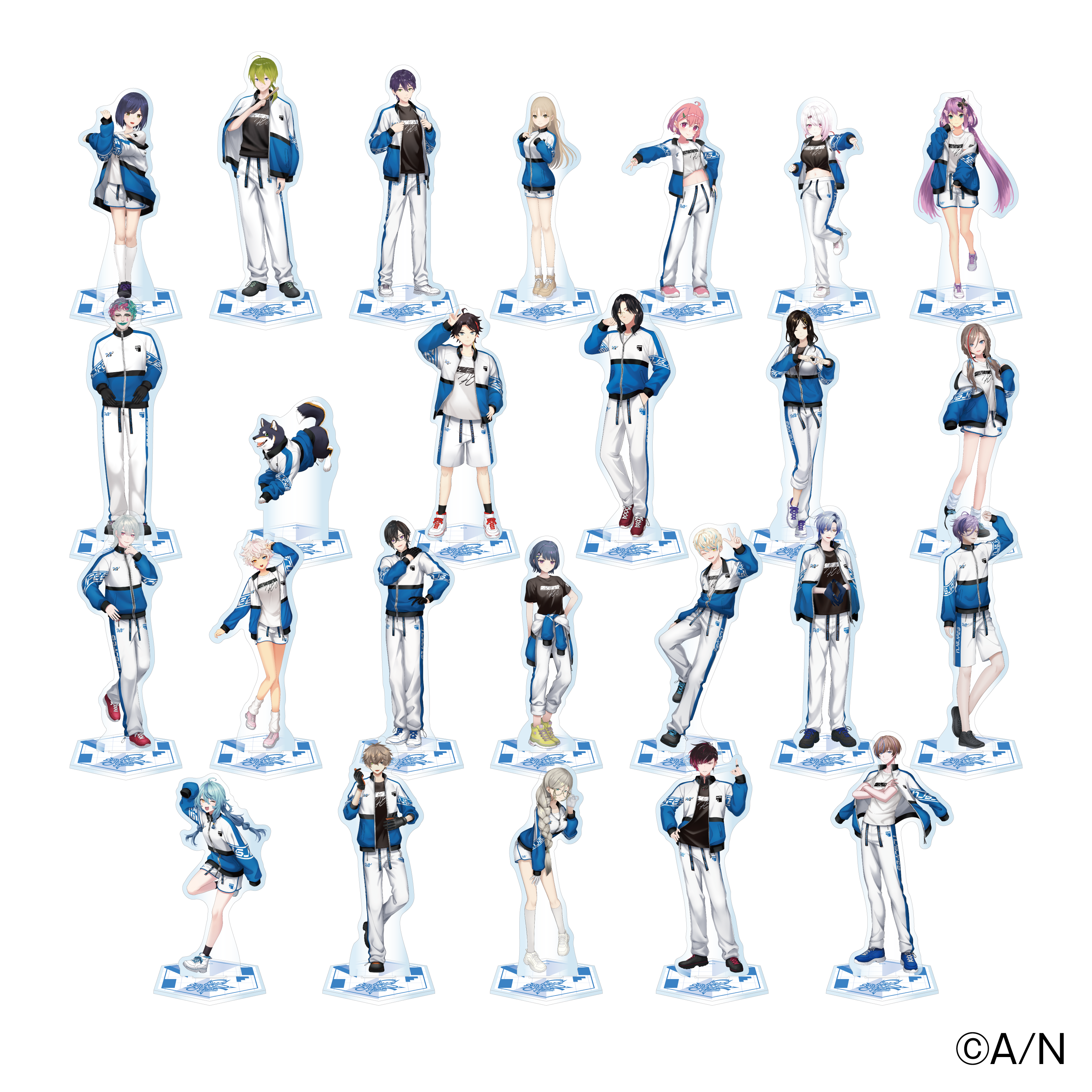 【にじフェス2026】クラスジャージアクリルスタンド ブルー