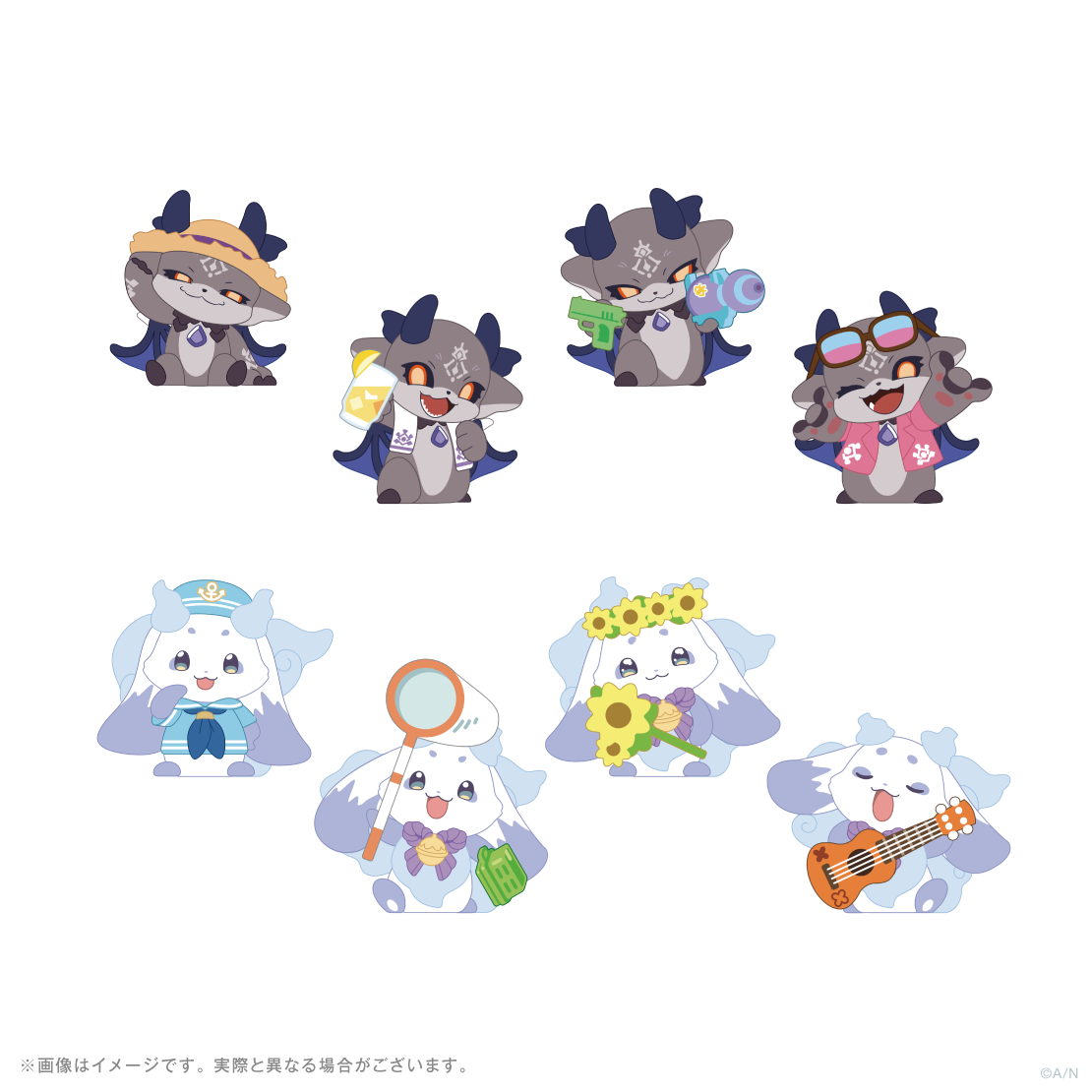 【でびるんとなつやすみ】ミニフィギュア