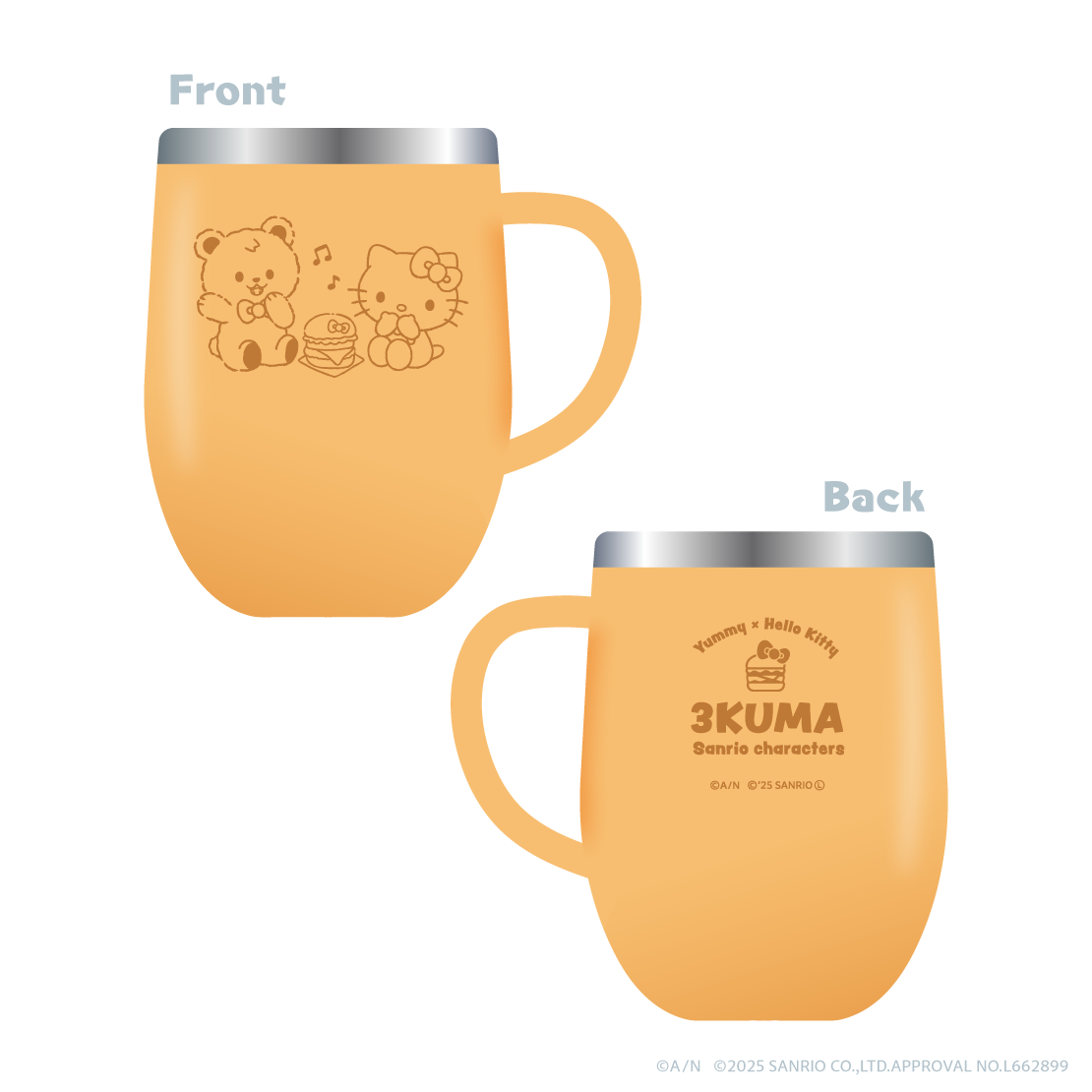 【3SKM×サンリオキャラクターズ】ステンレスマグカップ