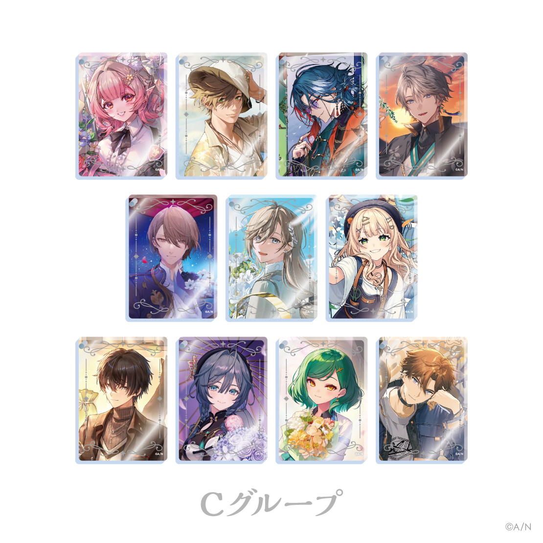 【にじさんじ ノスタルジアコレクション2026】アクリルブロックキーホルダー Cグループ