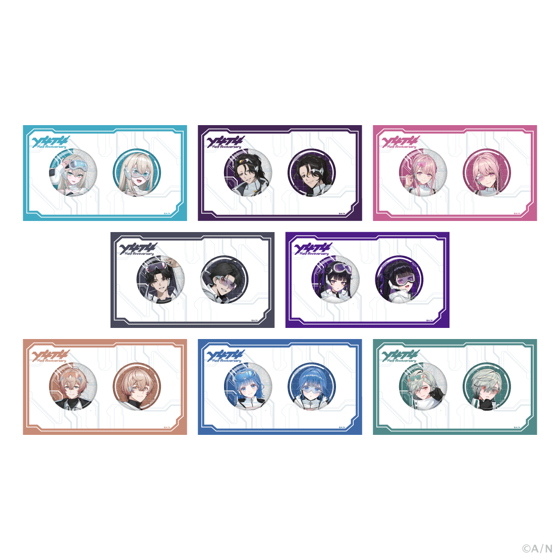 【Y4T4 Half Anniversary】缶バッジセット