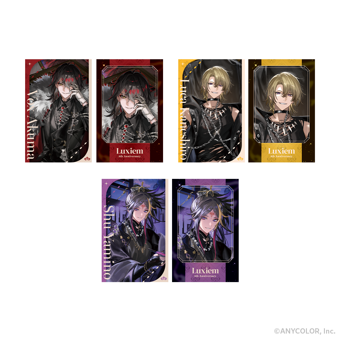 【Luxiem 4th Anniversary】フォト風カード2枚セット