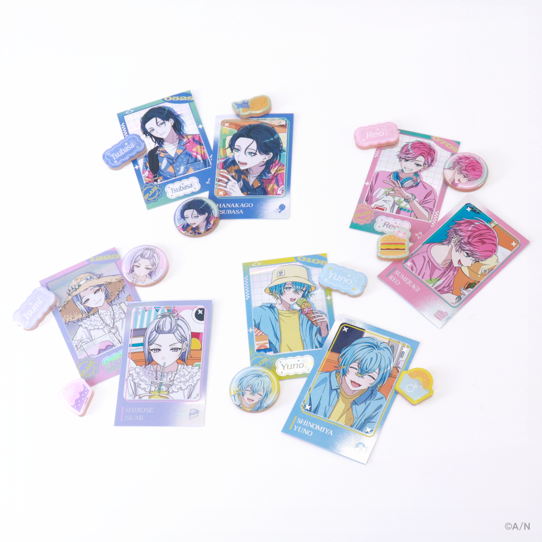 【ぽっぴん！すぷれあ】ぷっくりアクリルステッカー