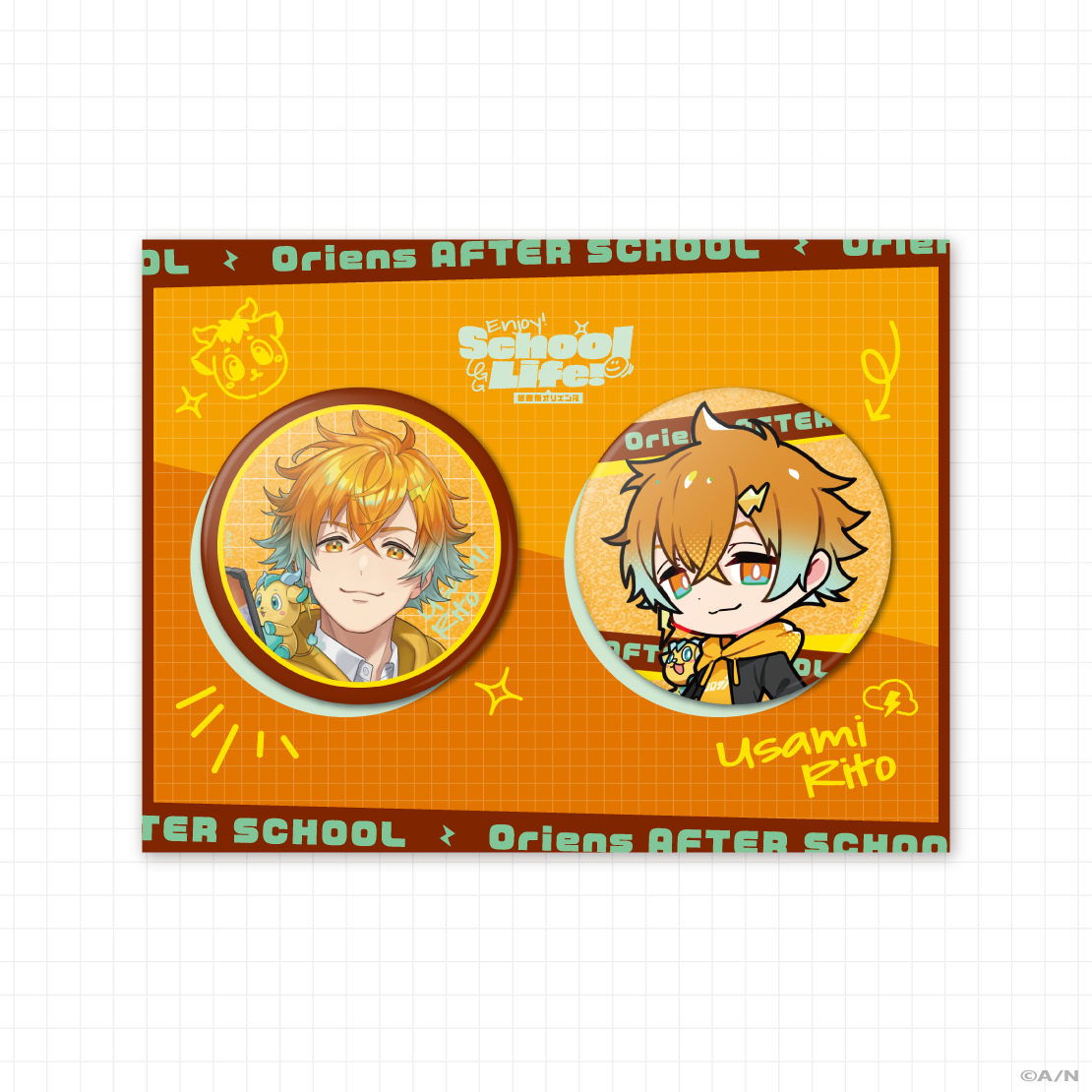 RITOTETSU Seaside Holiday】ランダム缶バッジ｜にじさんじオフィシャルストア にじさんじ 宇佐美リト Asiatravel 缶バッジ