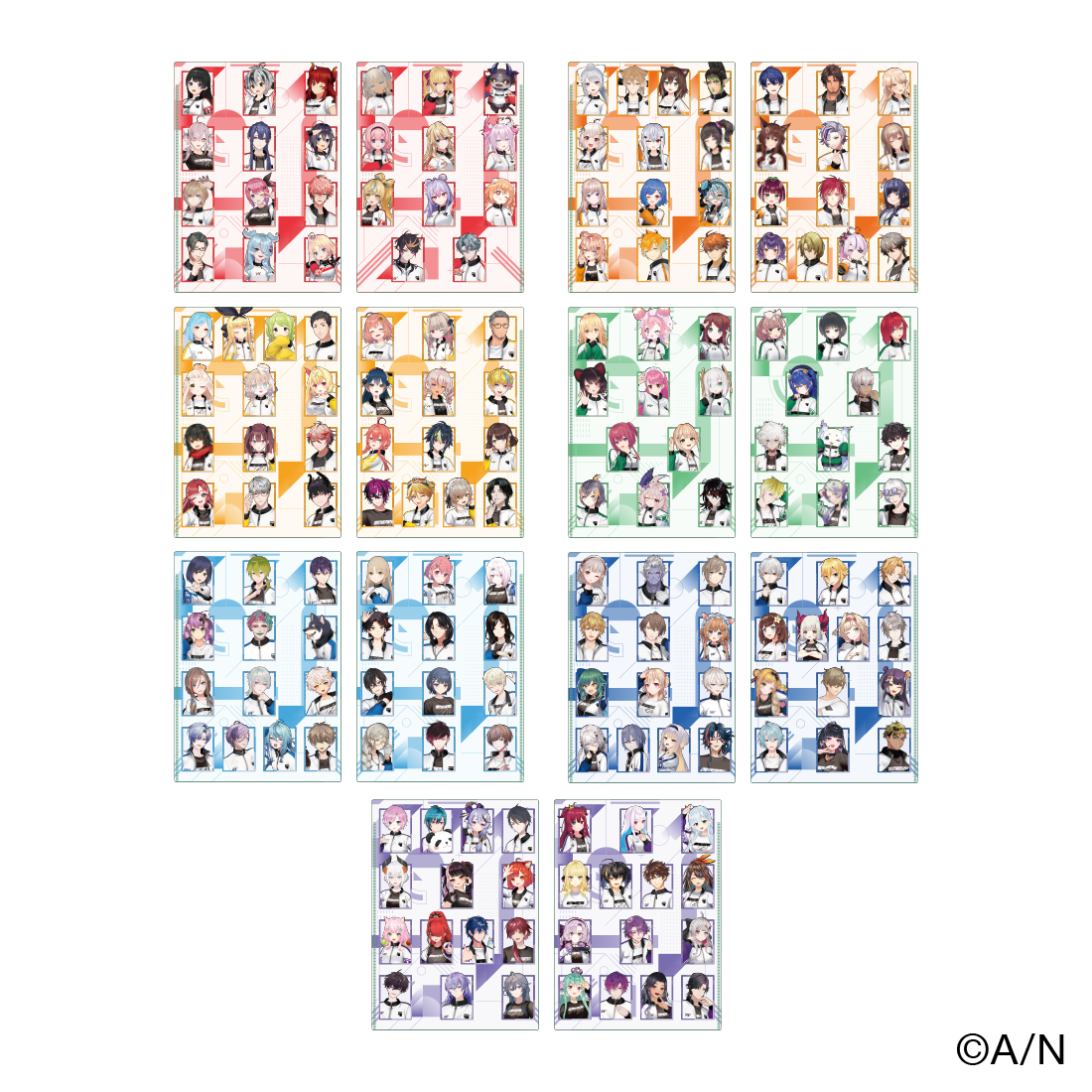 【にじフェス2026】クラスジャージWポケットクリアファイル 