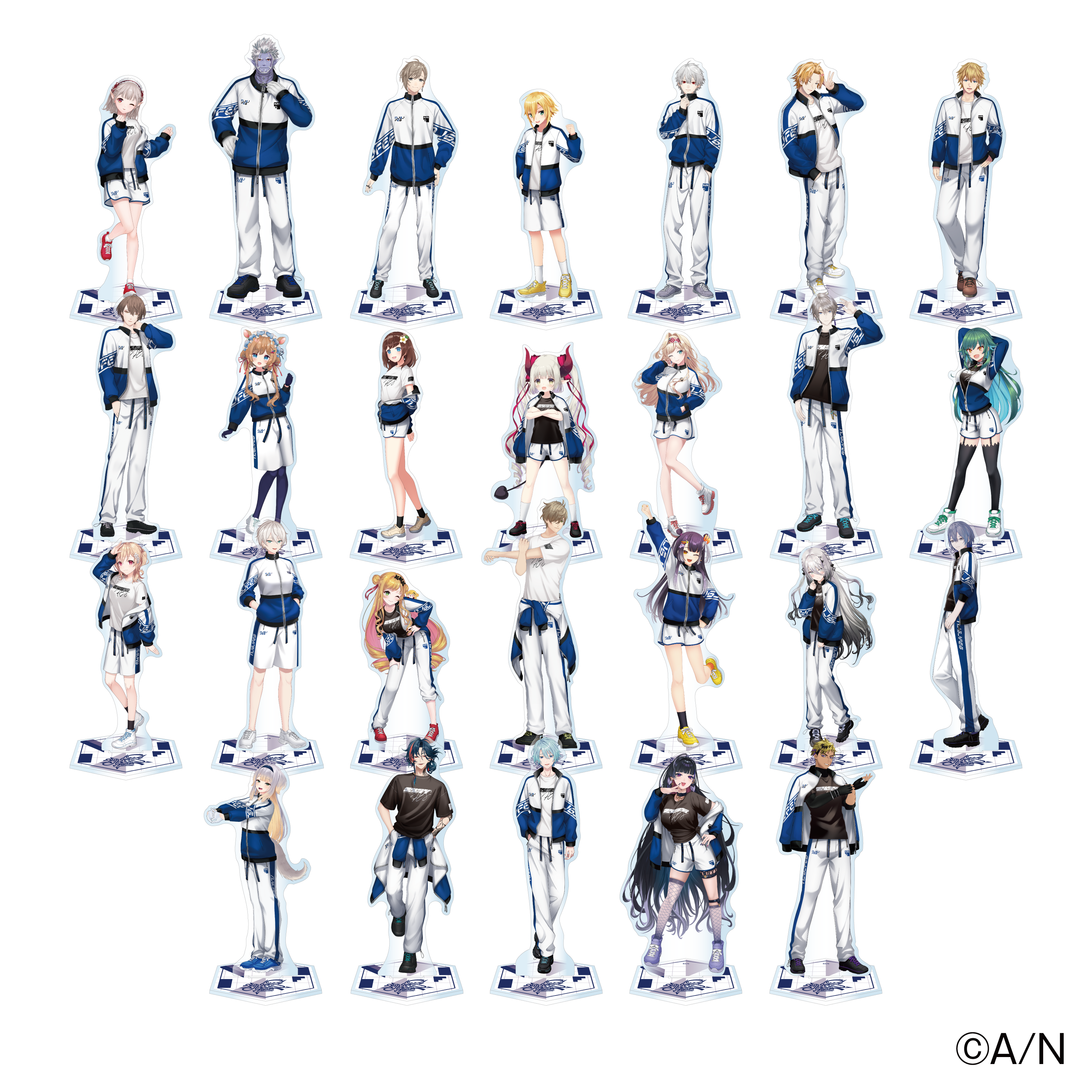 【にじフェス2026】クラスジャージアクリルスタンド インディゴ