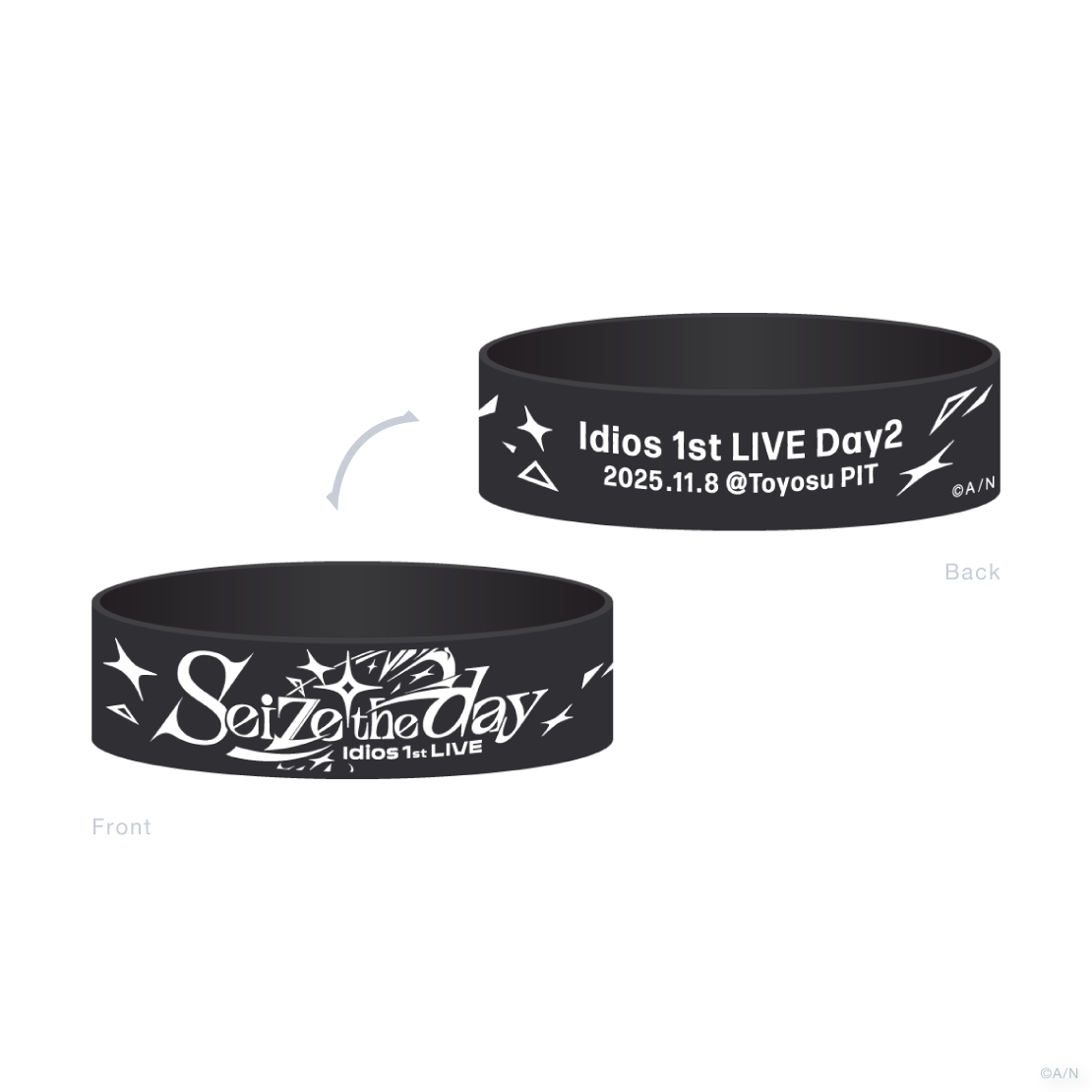 【Idios 1st LIVE "Seize the day"】ラバーバンド