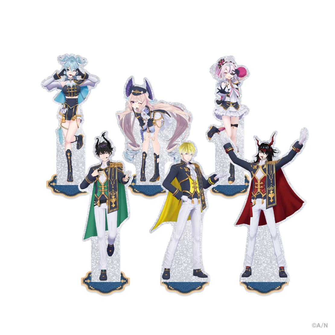 【共通衣装3Dグッズ vol.5】ラメアクリルスタンド