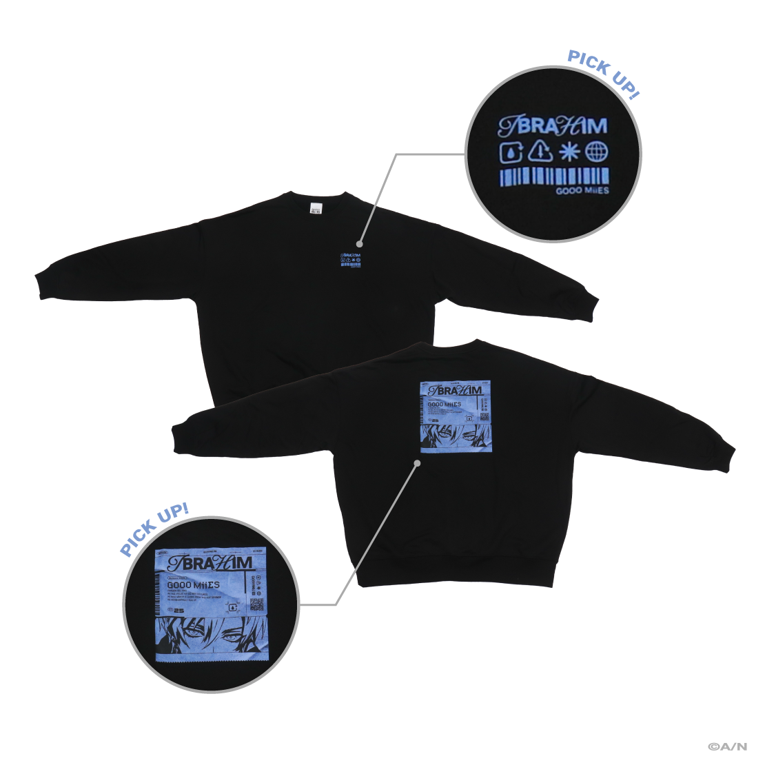 【GOOOMiiES】オーバーサイズスウェット